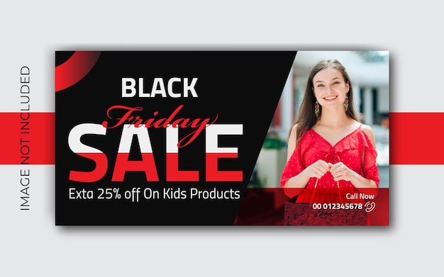 El diseño vectorial de banners y redes sociales de ventas premium del Viernes Negro