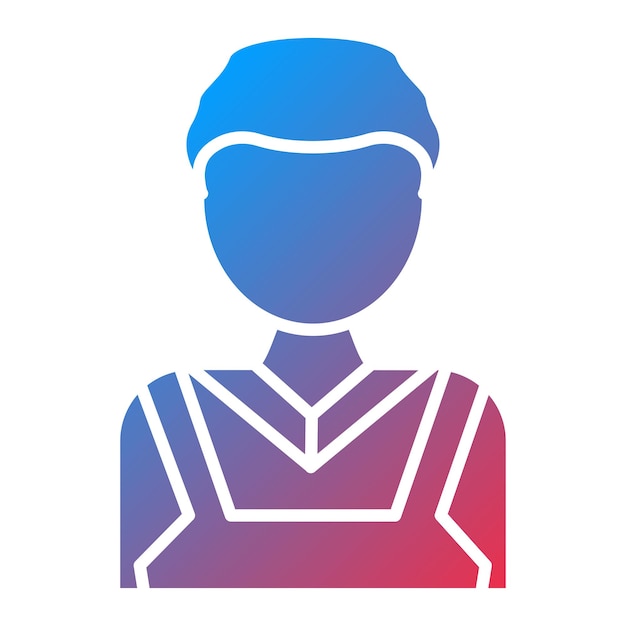 Diseño vectorial Barista Estilo del icono