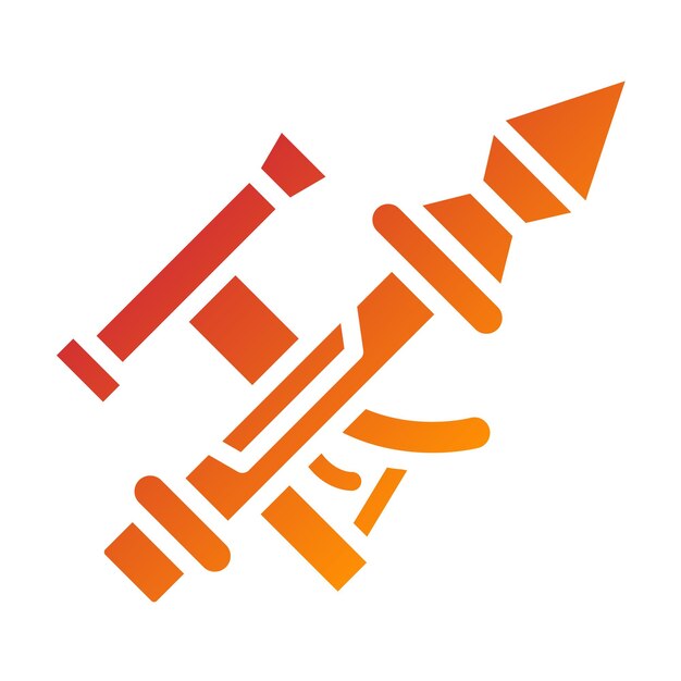 Diseño vectorial Bazooka Estilo del icono