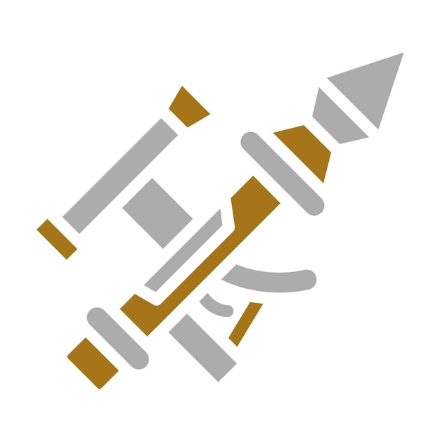 Diseño vectorial Bazooka Estilo del icono