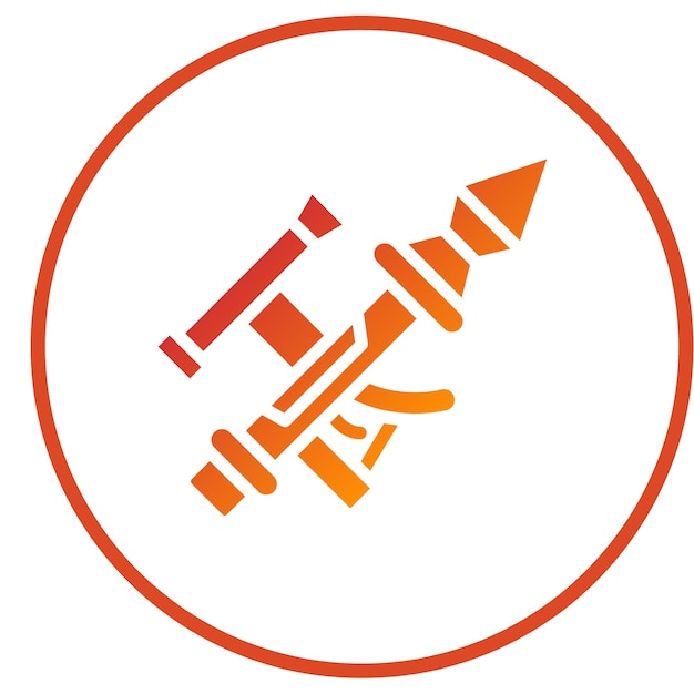Diseño vectorial Bazooka Estilo del icono