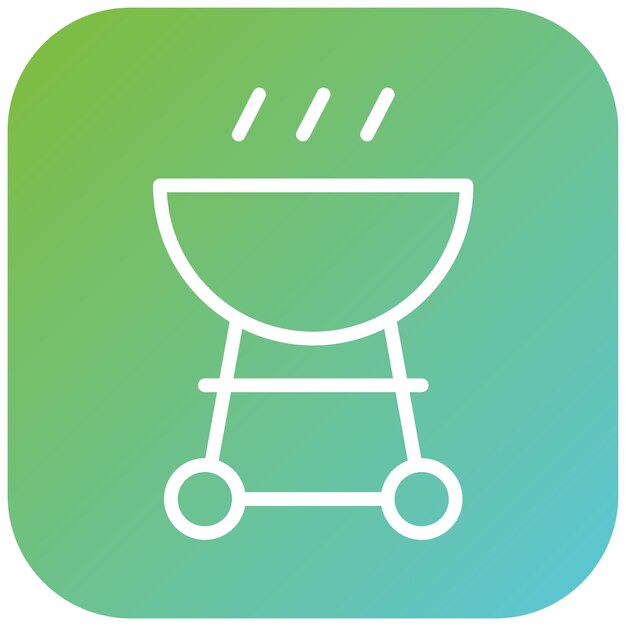 Diseño vectorial de BBQ Estilo de icono de explosión