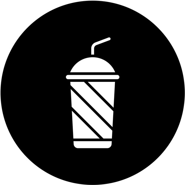 Diseño vectorial de bebidas estilo icono