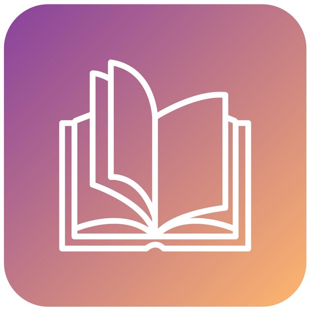 Diseño vectorial Bibliografía Estilo del icono