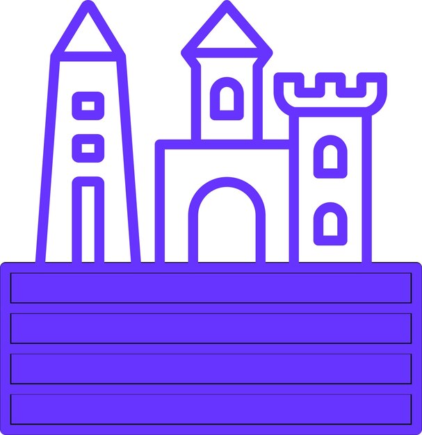 Diseño vectorial Bifrost Estilo del icono