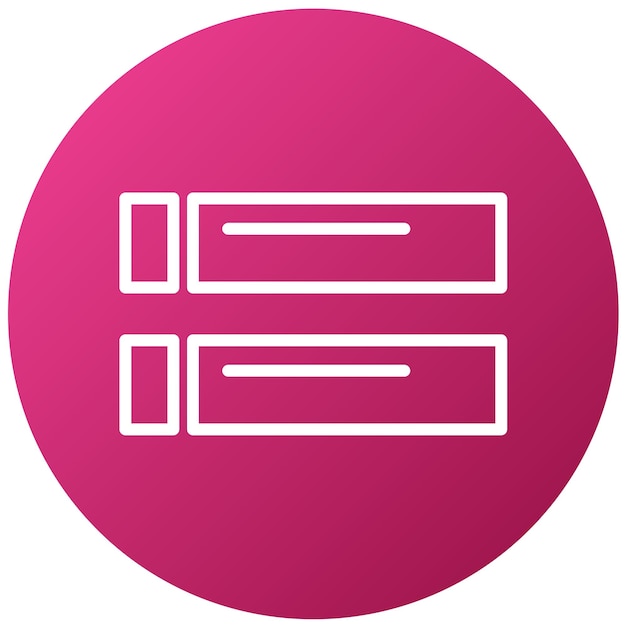 Diseño vectorial de billetes Estilo del icono