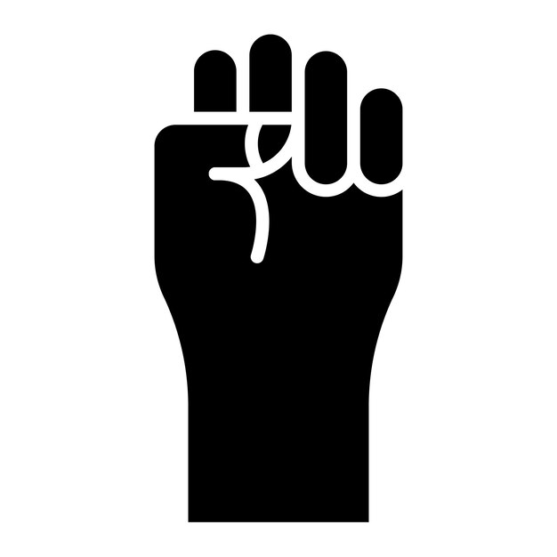 Diseño vectorial Black Lives Matter Estilo de icono