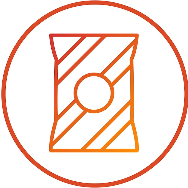 Diseño vectorial de bocadillos Estilo de icono