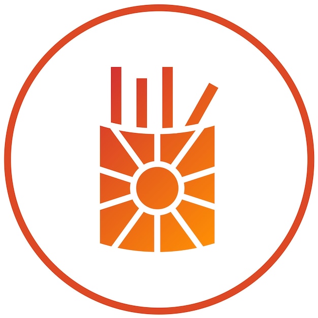 Diseño vectorial de bocadillos Estilo de icono
