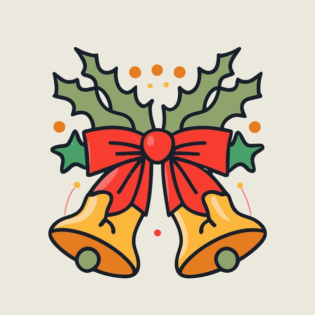 Diseño vectorial de bolas de Navidad