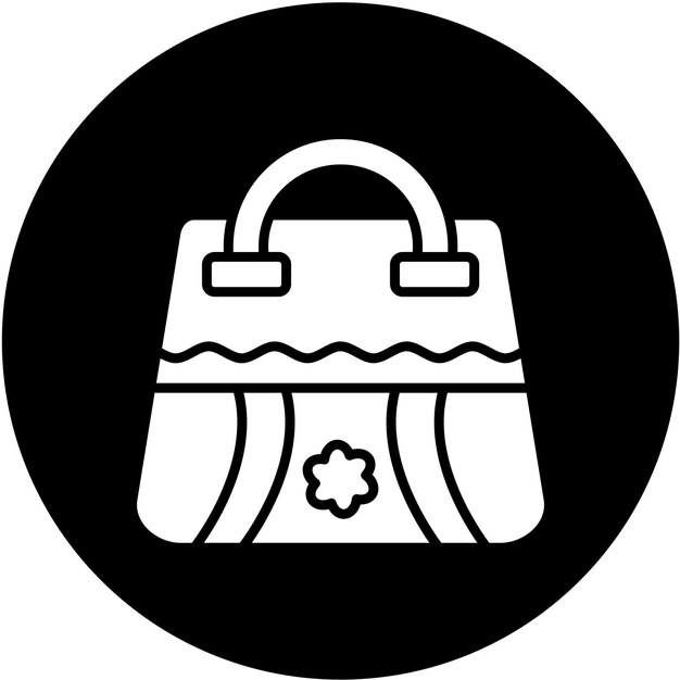 Diseño vectorial de bolso de playa Estilo icónico