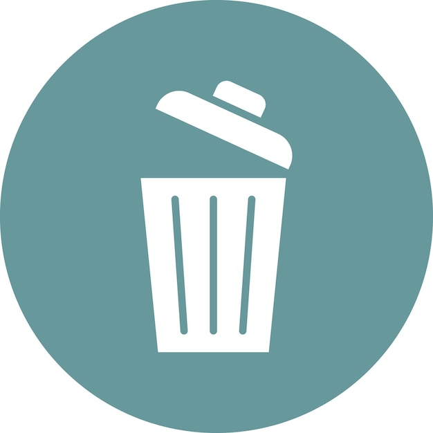 Diseño vectorial borrar estilo de icono