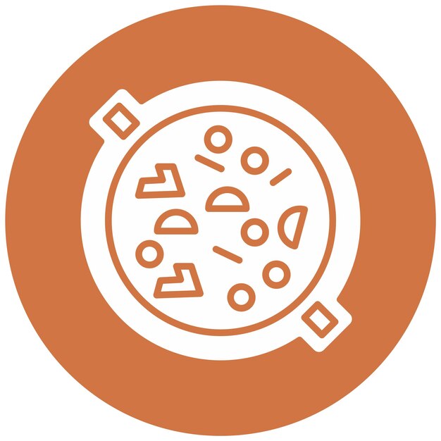 Diseño vectorial Borscht Estilo de icono