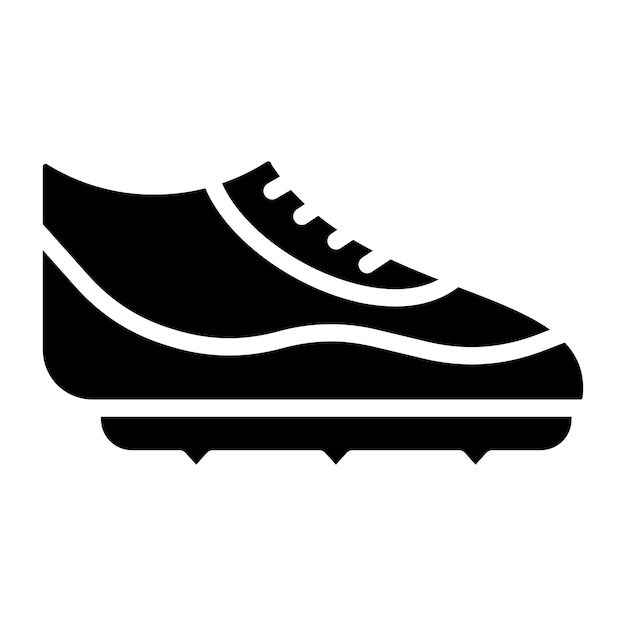 Diseño vectorial de botas de fútbol Estilo de icono