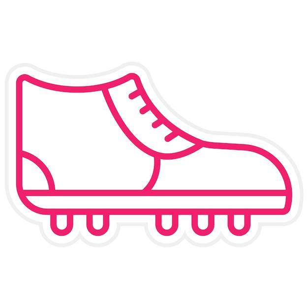 Diseño vectorial de botas de fútbol Estilo de icono