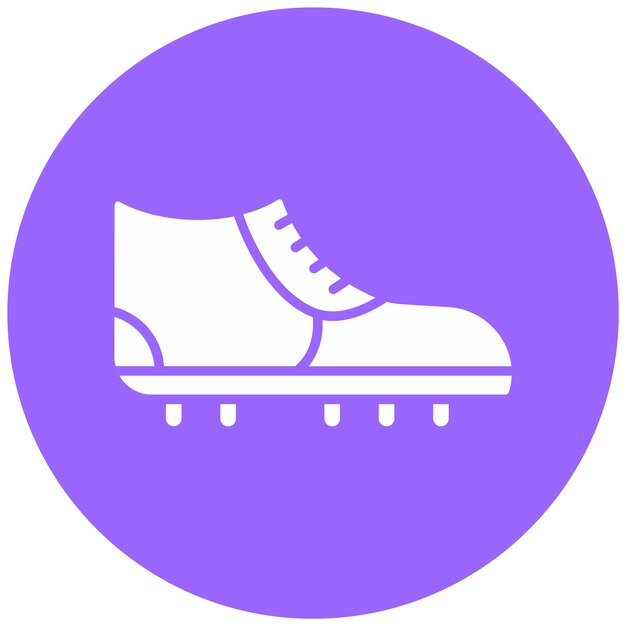 Diseño vectorial de botas de fútbol Estilo de icono