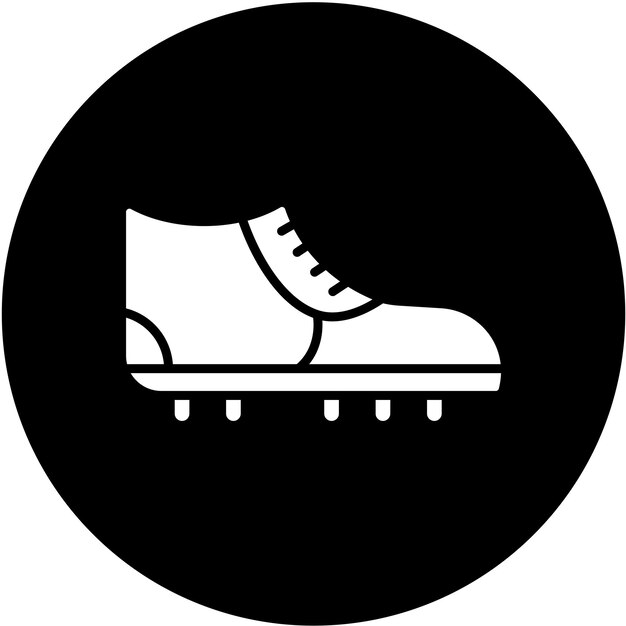 Diseño vectorial de botas de fútbol Estilo de icono