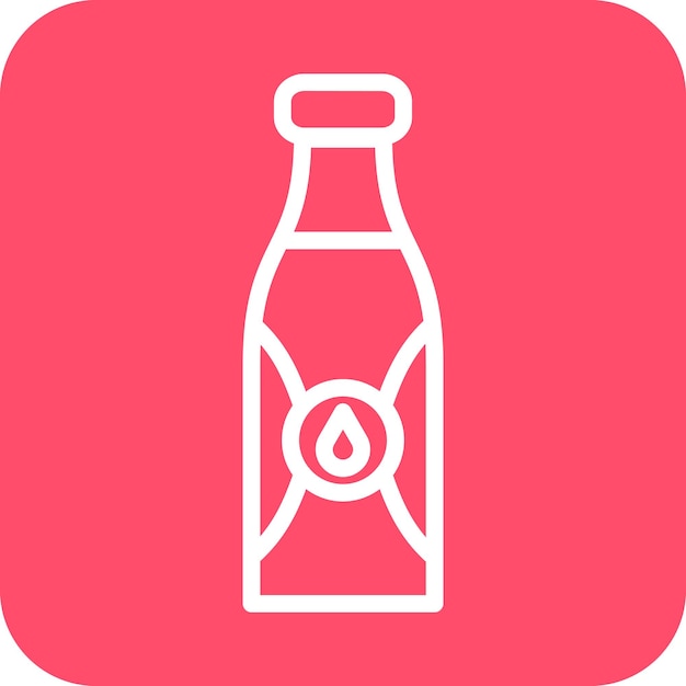 Diseño vectorial de botellas de agua Estilo de icono