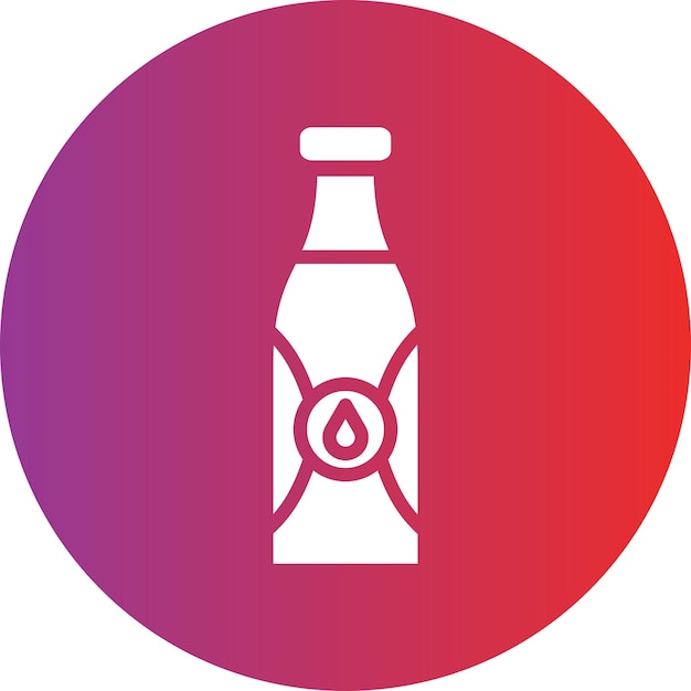 Diseño vectorial de botellas de agua Estilo de icono