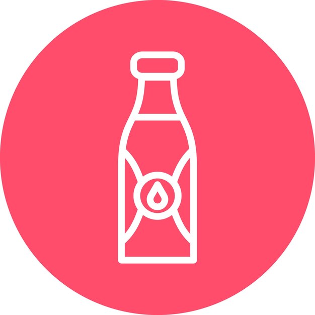 Diseño vectorial de botellas de agua Estilo de icono