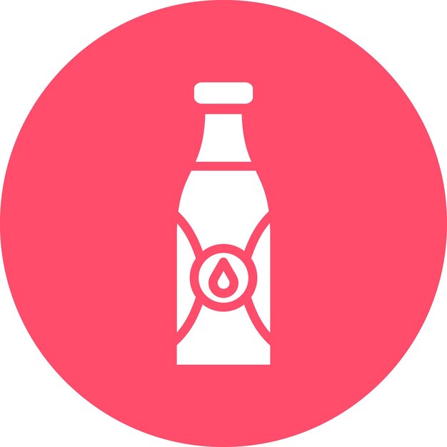 Diseño vectorial de botellas de agua Estilo de icono