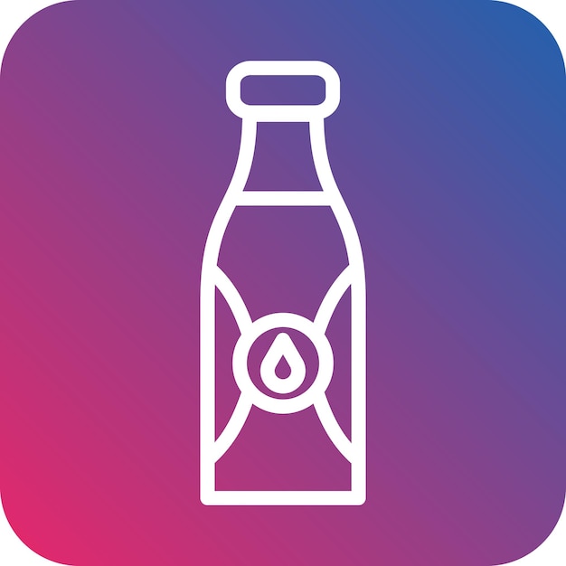 Diseño vectorial de botellas de agua Estilo de icono