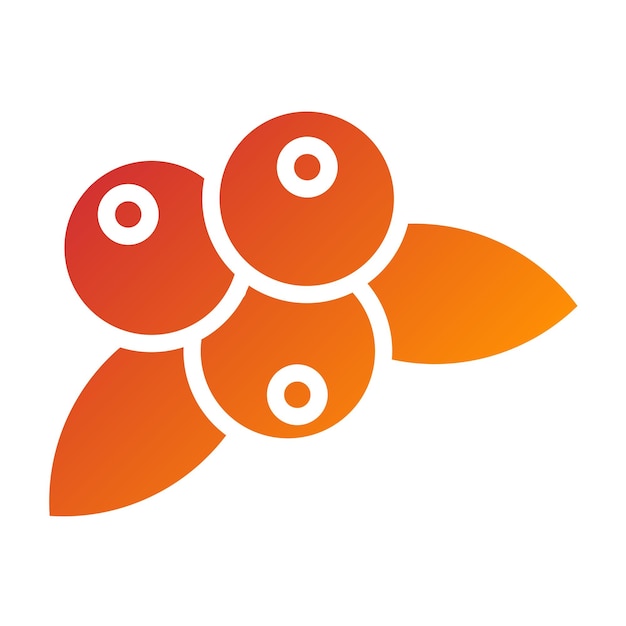 Diseño vectorial Boulevard de los arándanos Estilo de icono