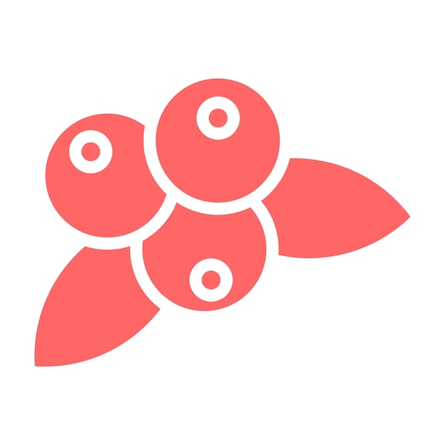 Diseño vectorial Boulevard de los arándanos Estilo de icono