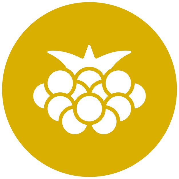 Diseño vectorial Boysenberry Estilo de icono