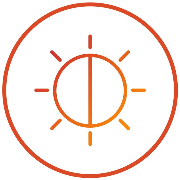 Diseño vectorial Brillo de la cámara Estilo del icono