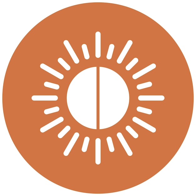 Diseño vectorial Brillo de la cámara Estilo del icono