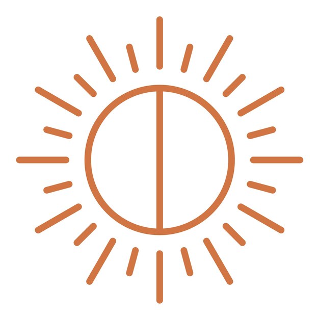 Diseño vectorial Brillo de la cámara Estilo del icono