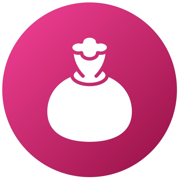 Diseño vectorial Burrata Estilo de icono