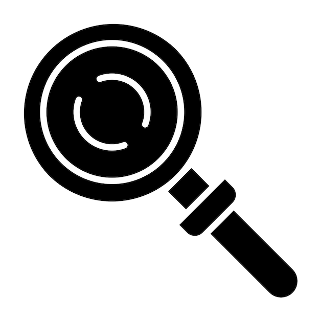 Diseño vectorial de búsqueda de estilo de icono
