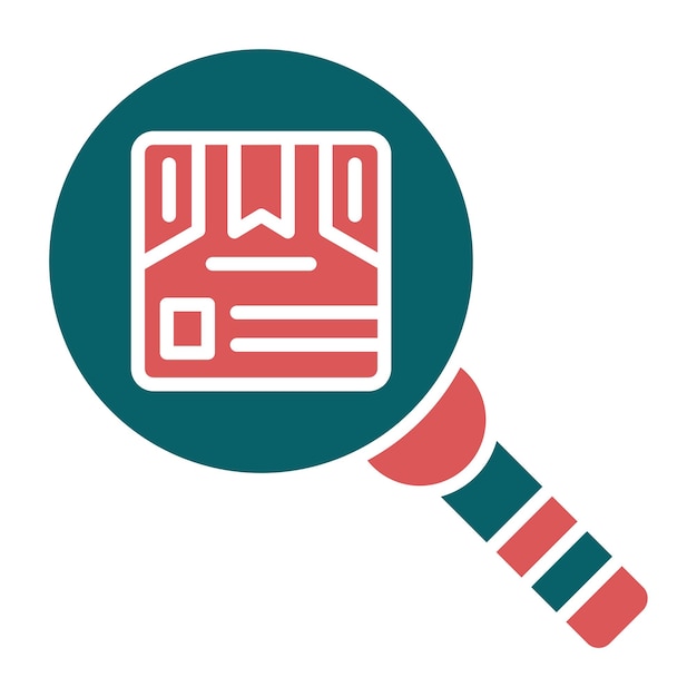 Diseño vectorial de búsqueda de estilo de icono