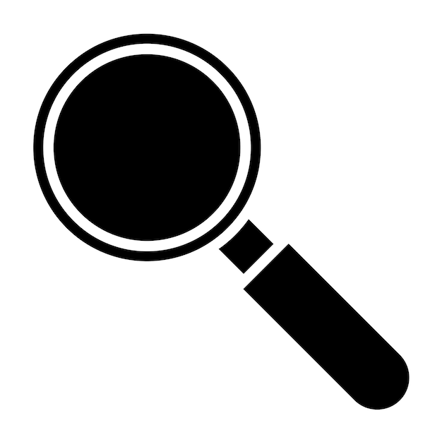 Diseño vectorial de búsqueda de estilo de icono