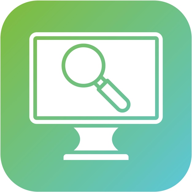 Diseño vectorial de búsqueda de estilo de icono