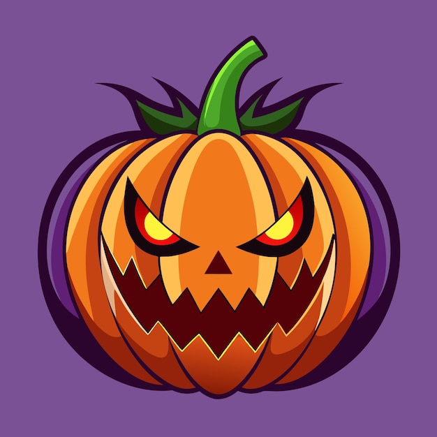 Diseño vectorial de calabazas de Halloween