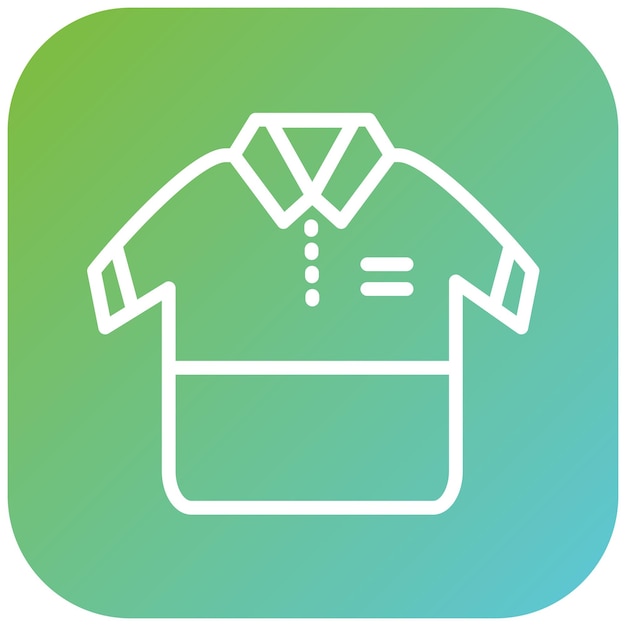 Diseño vectorial de la camiseta de golf