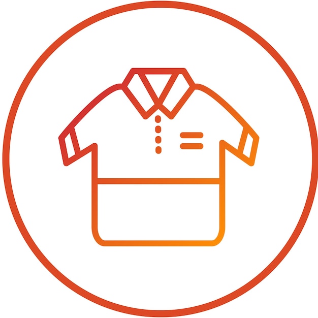 Diseño vectorial de la camiseta de golf