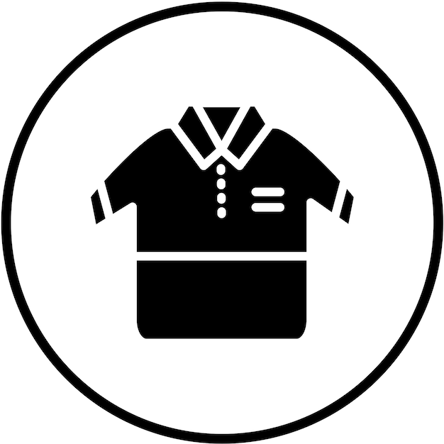 Diseño vectorial de la camiseta de golf