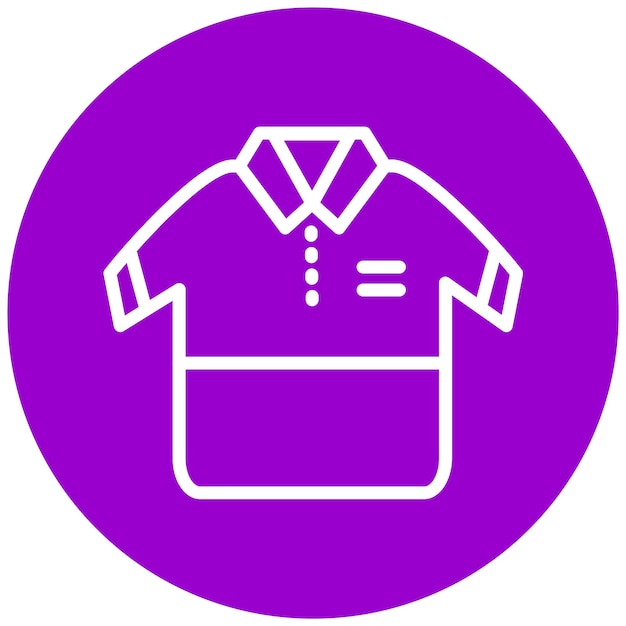 Diseño vectorial de la camiseta de golf