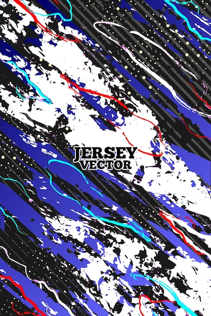 Diseño vectorial de camisetas deportivas para fondo de sublimación