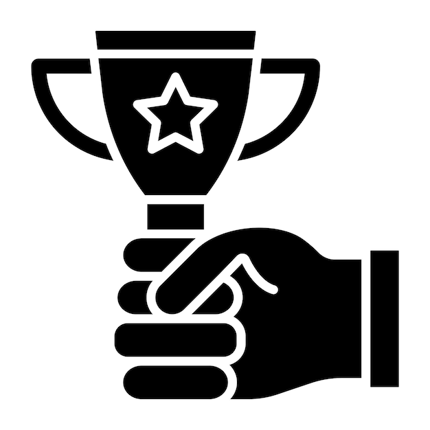 Diseño vectorial Campeón Estilo de icono