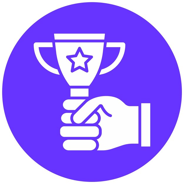 Diseño vectorial Campeón Estilo de icono
