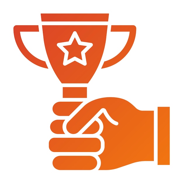 Diseño vectorial Campeón Estilo de icono