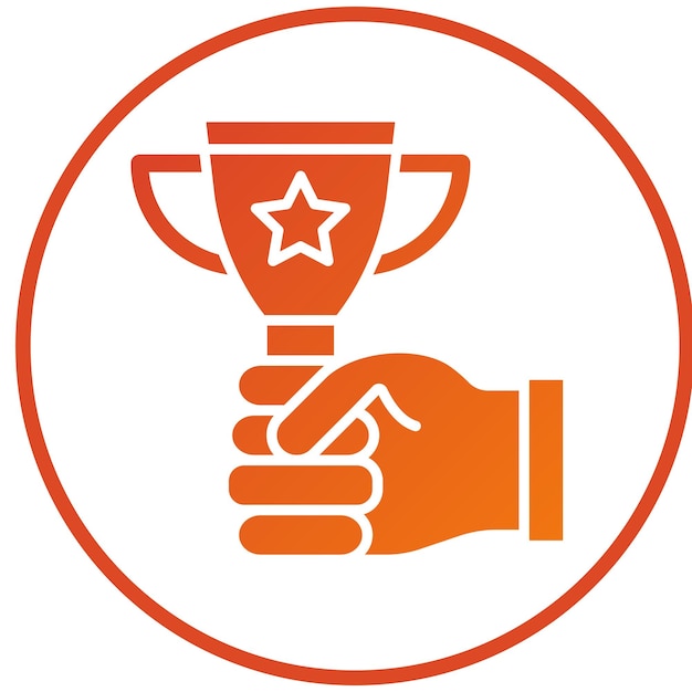 Diseño vectorial Campeón Estilo de icono