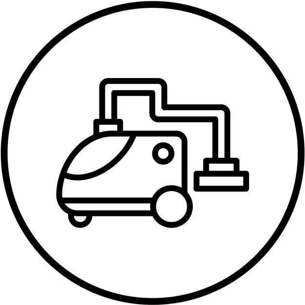 Diseño vectorial Canister de vacío Estilo del icono