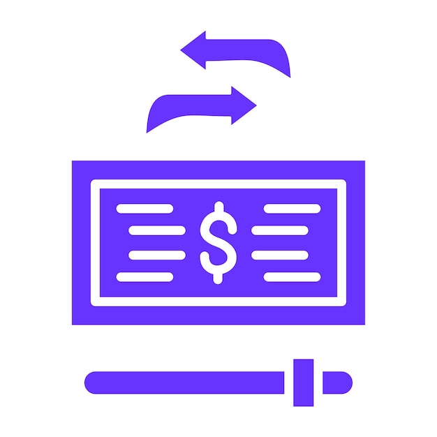 Diseño vectorial Cantidad máxima de transacción Estilo del icono