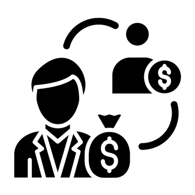 Diseño vectorial Capitalismo Estilo de icono